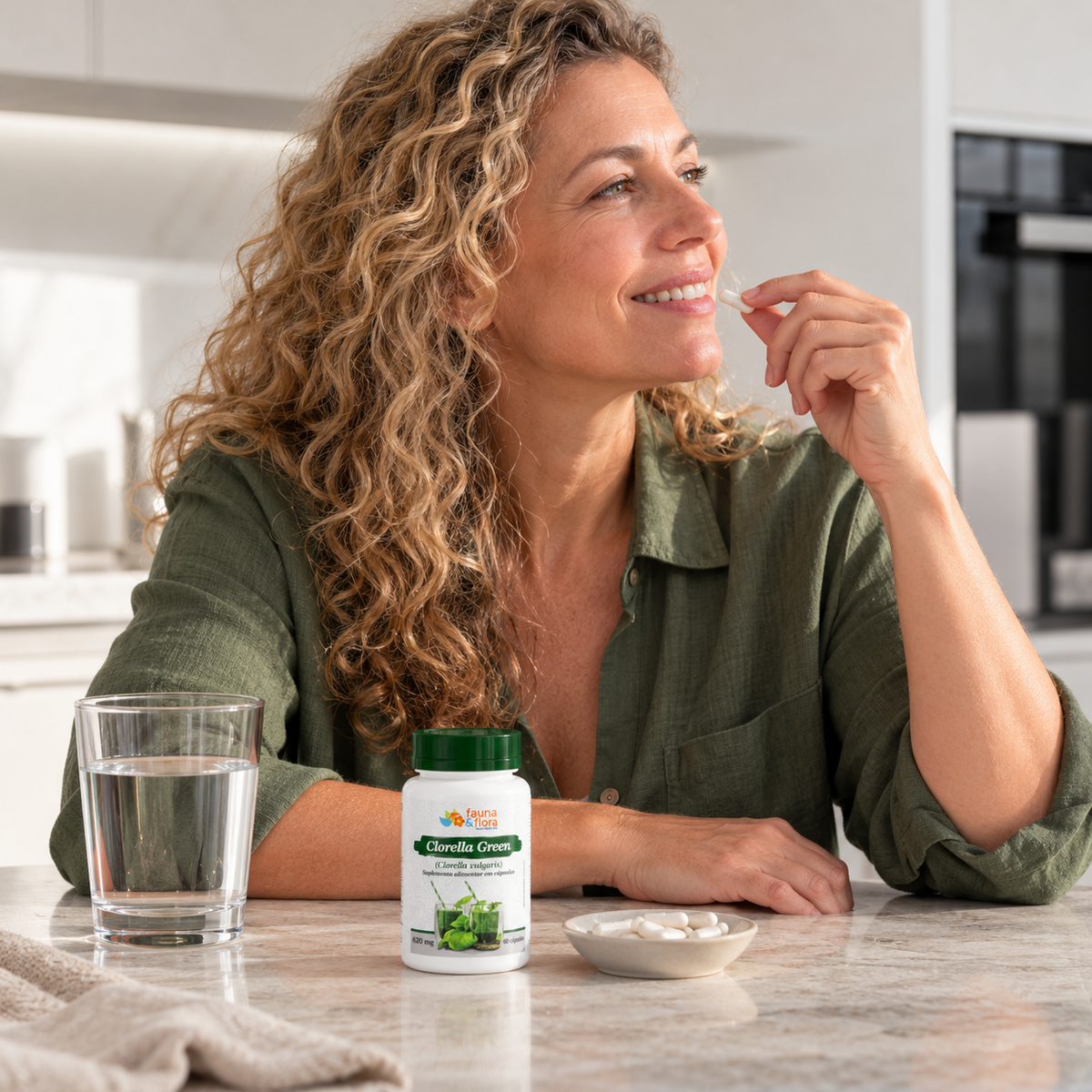 Clorella green - 620 mg - 60 cápsulas
