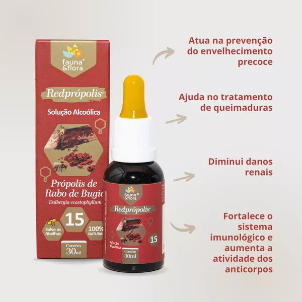 Redprópolis Solução Alcoolica 15% - 30ml