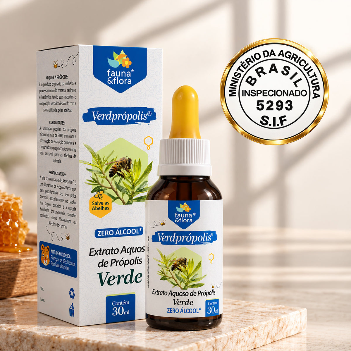Verdpropolis Extrato Aquoso 11% Extrato Seco 30ml