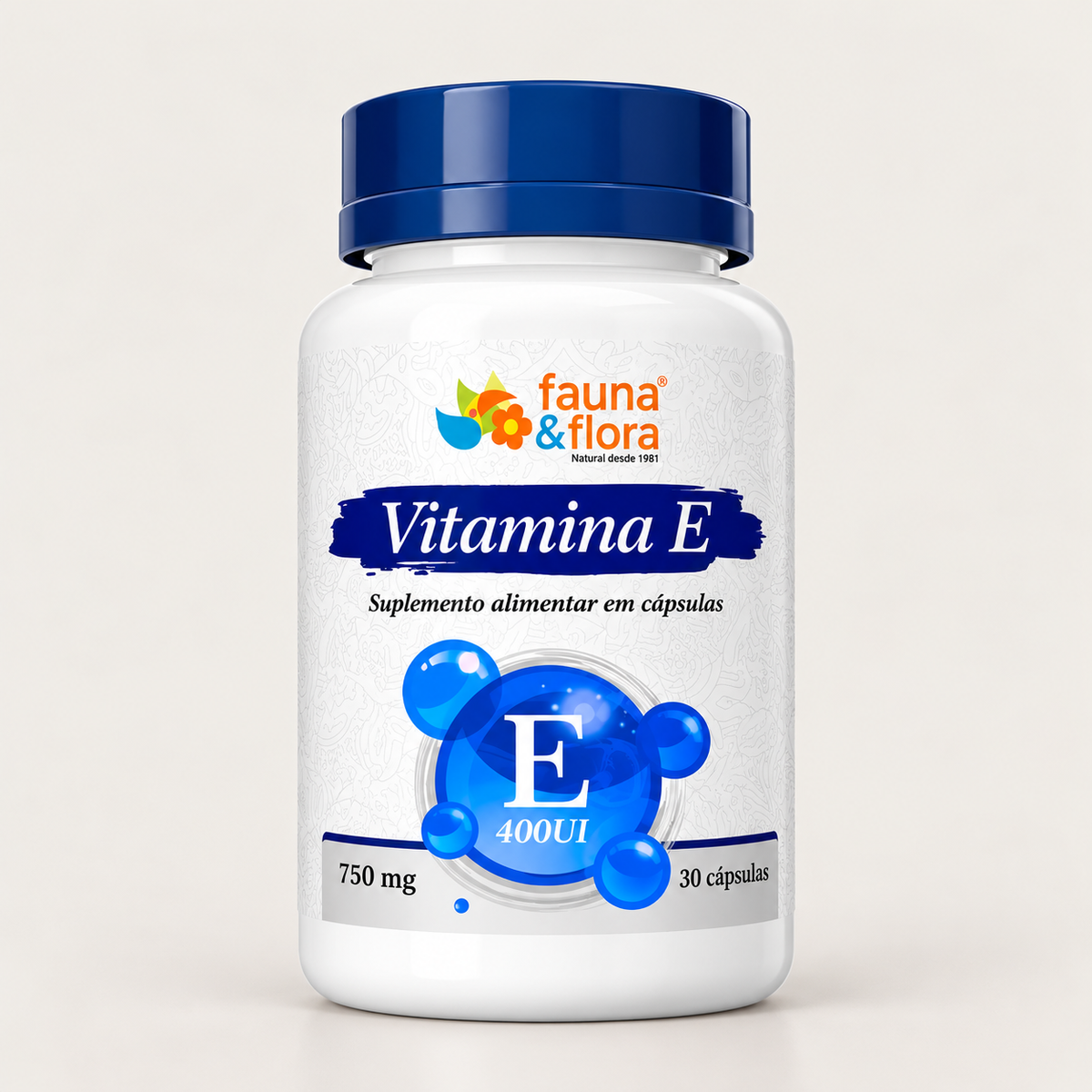 Vitamina E - 750mg - 30 cápsulas