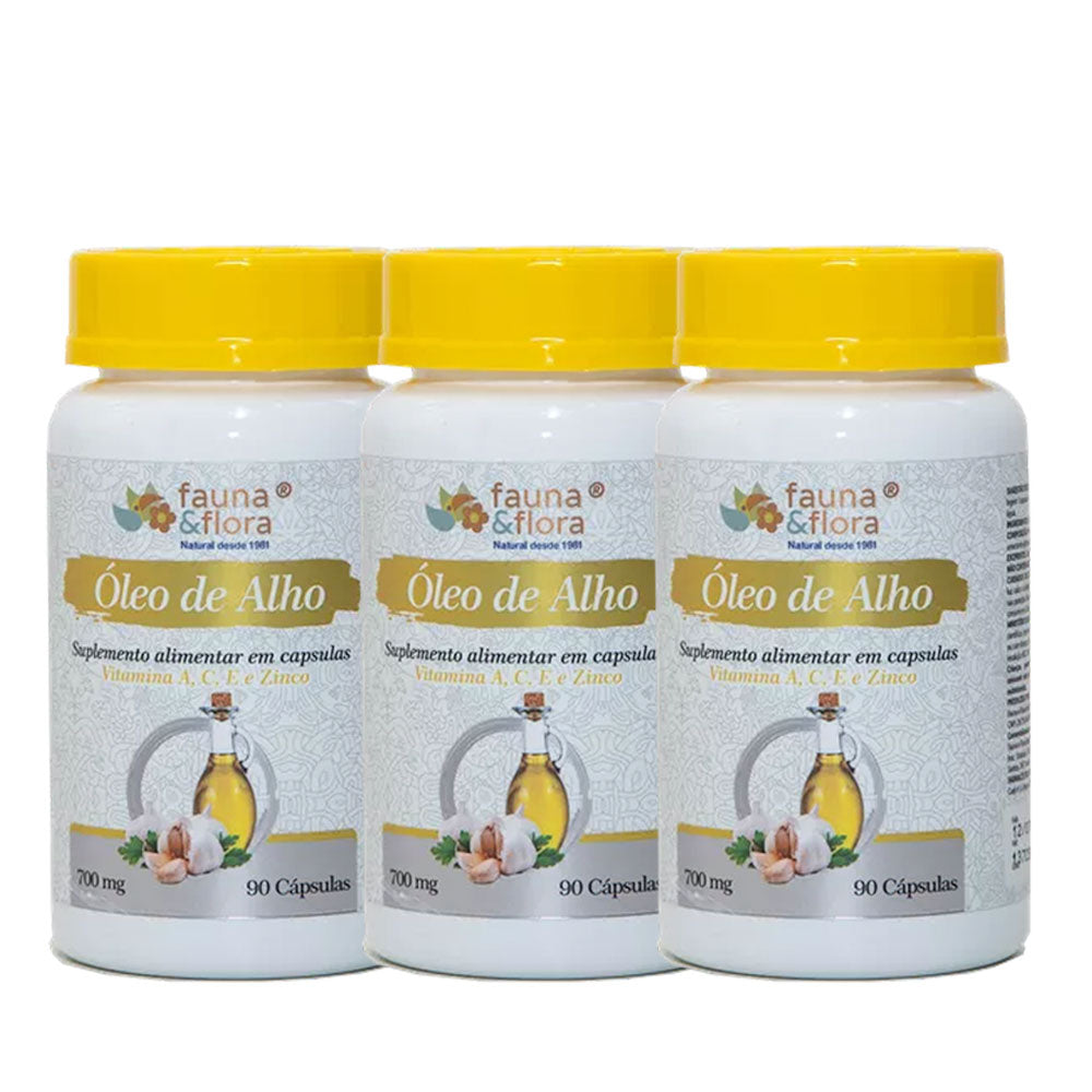 Óleo de Alho 750mg - 90 caps