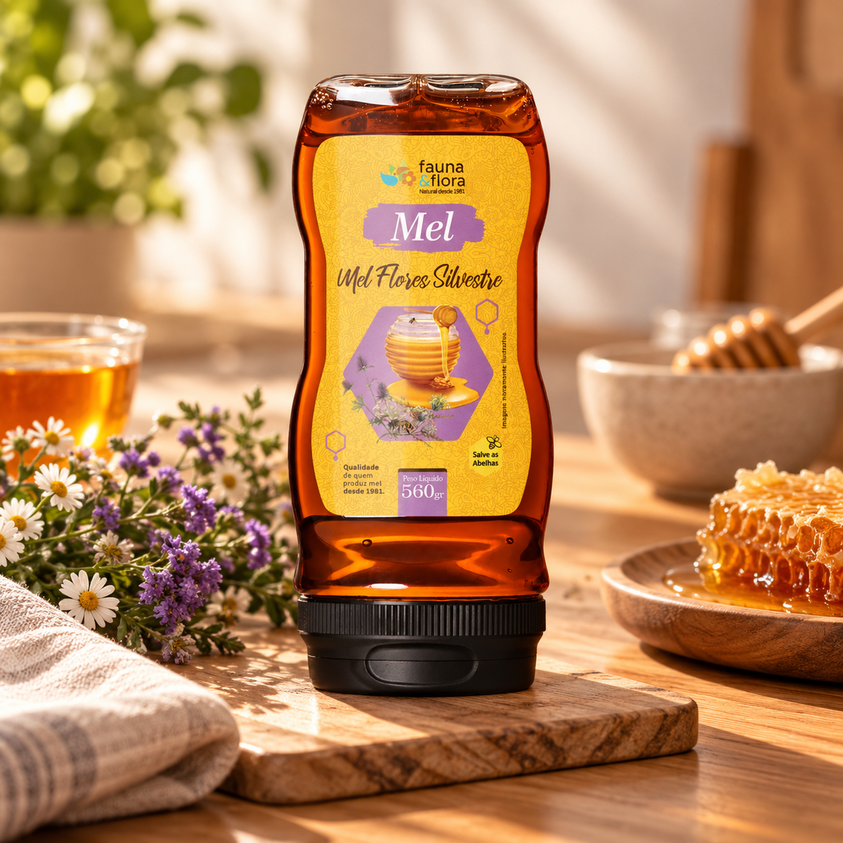 Mel Flores de Silvestres - 560g
