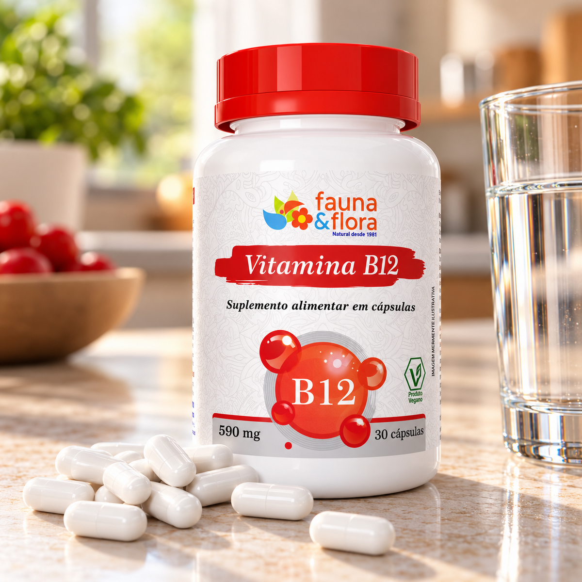 Vitamina B12 - 30 cápsulas