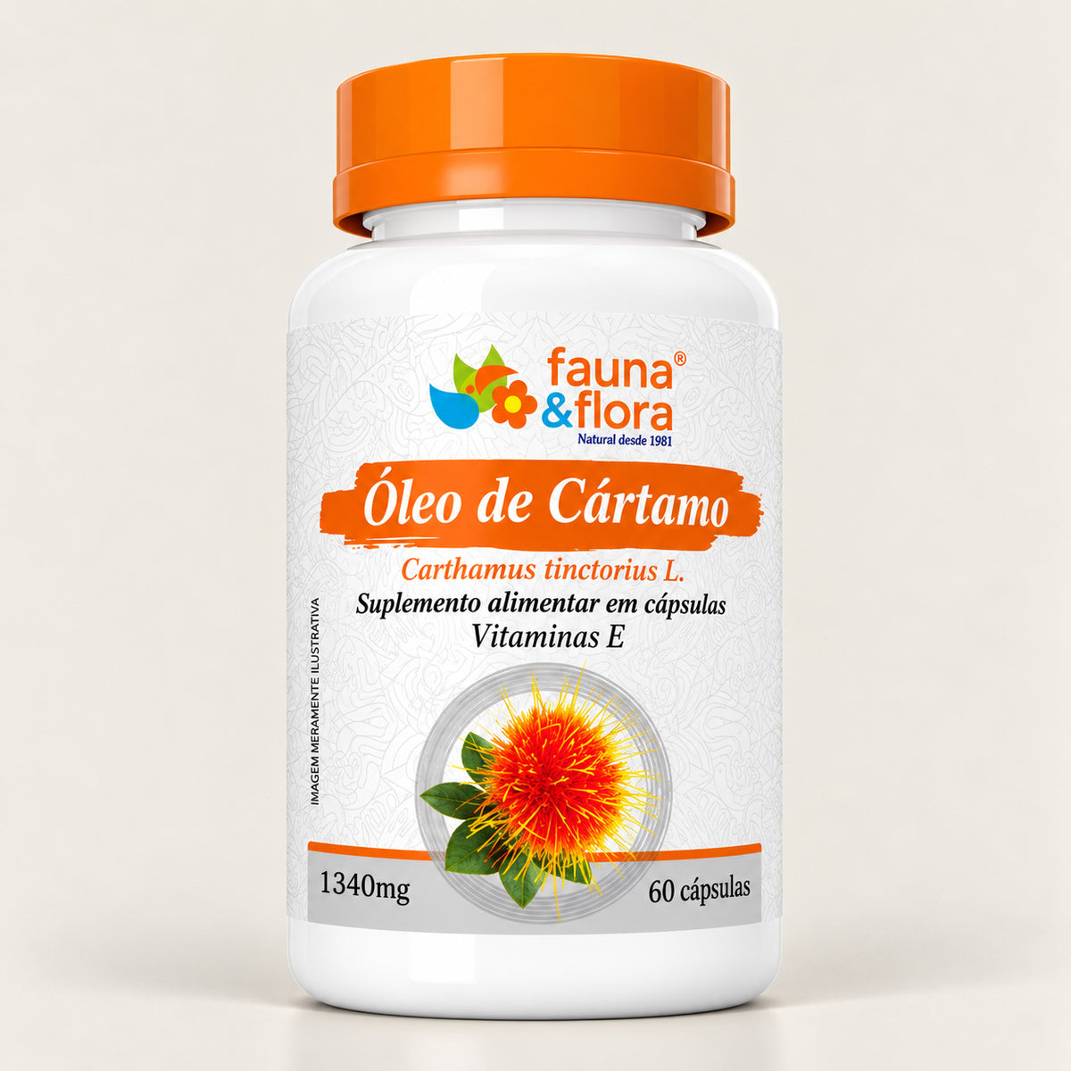 Óleo de Cártamo - 60 cápsulas