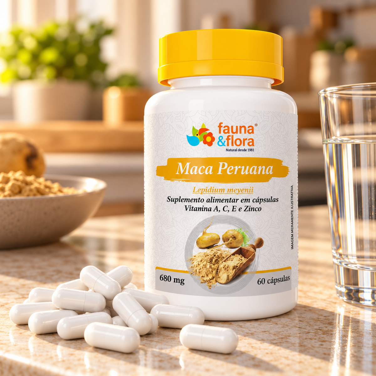 Maca Peruana Fauna & Flora – 60 Cápsulas