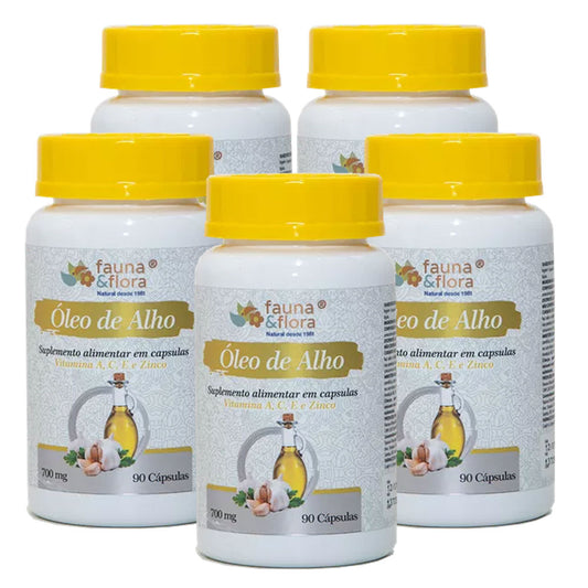 Óleo de Alho 750mg - 90 caps