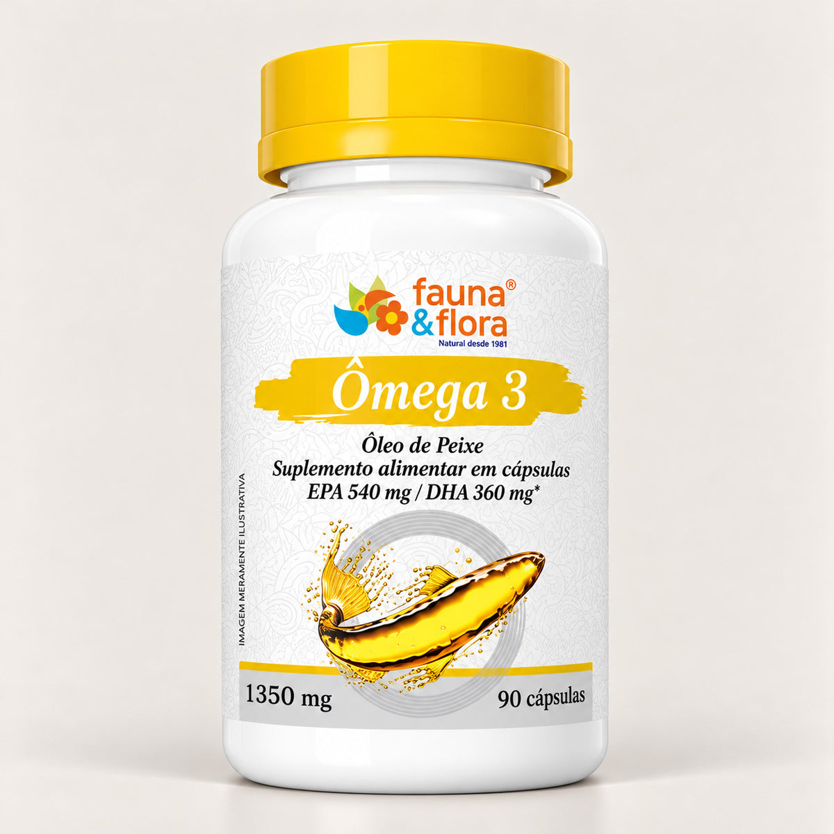 Ômega 3 - 90 cápsulas