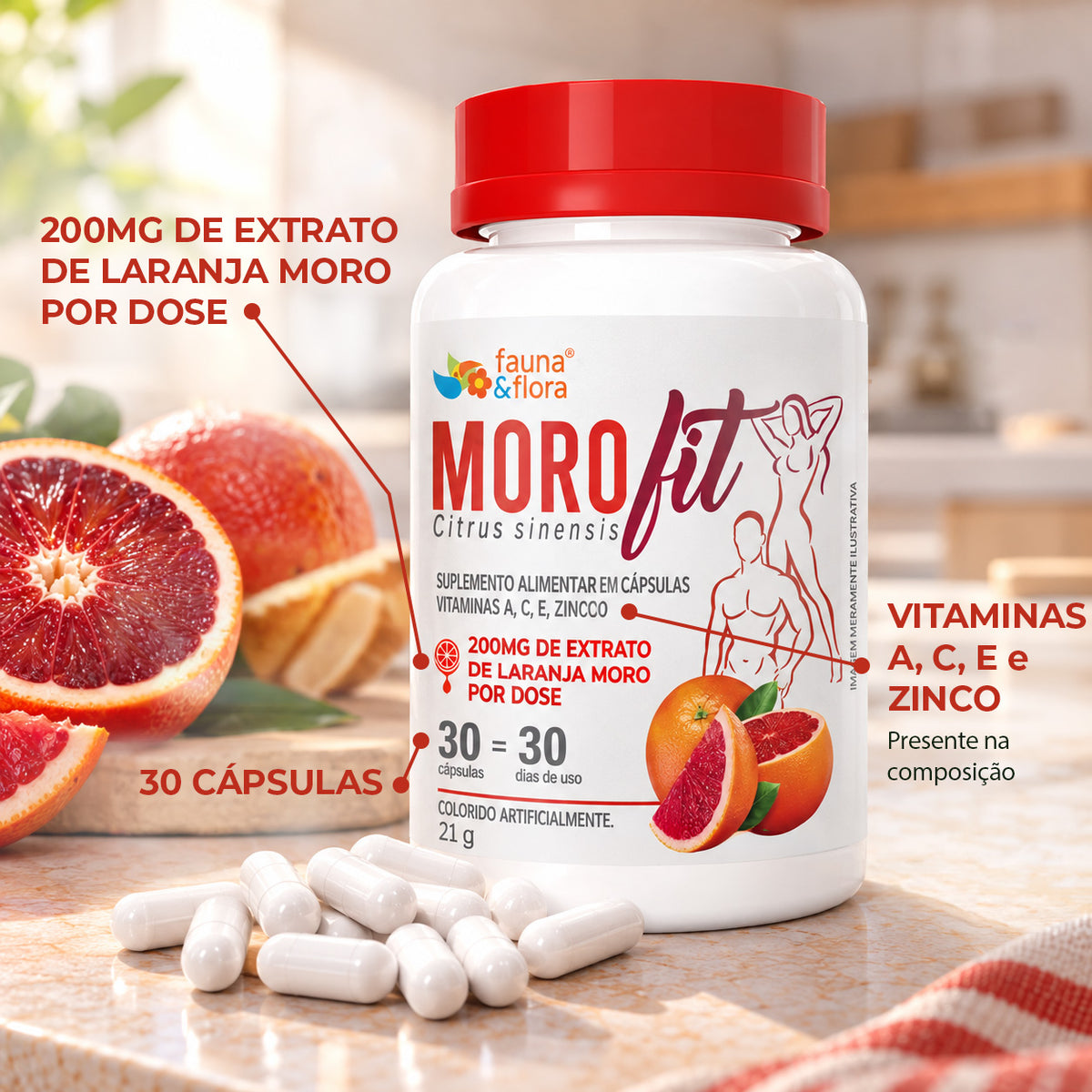 MoroFit Fauna & Flora – 30 Cápsulas