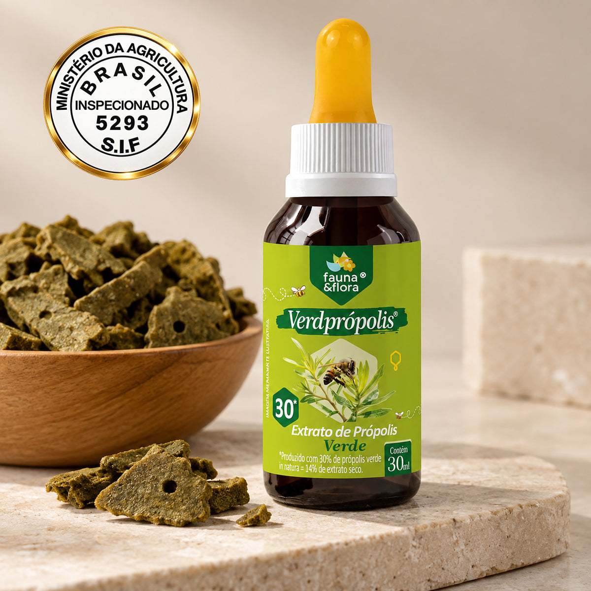 Verdprópolis Solução Alcoolica 30% - 30ml