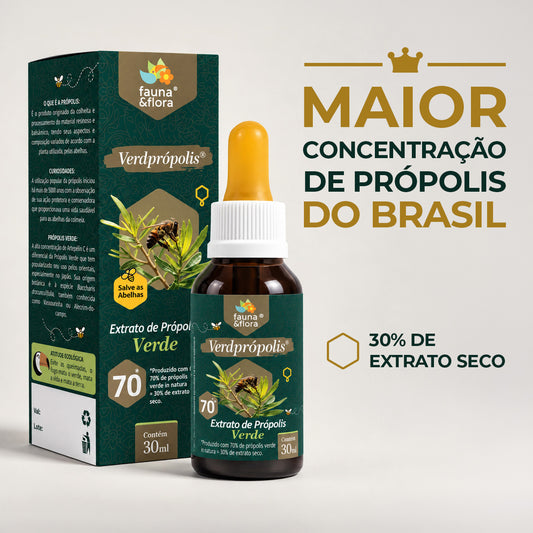 Verdprópolis Solução Alcoolica 70% 30ml