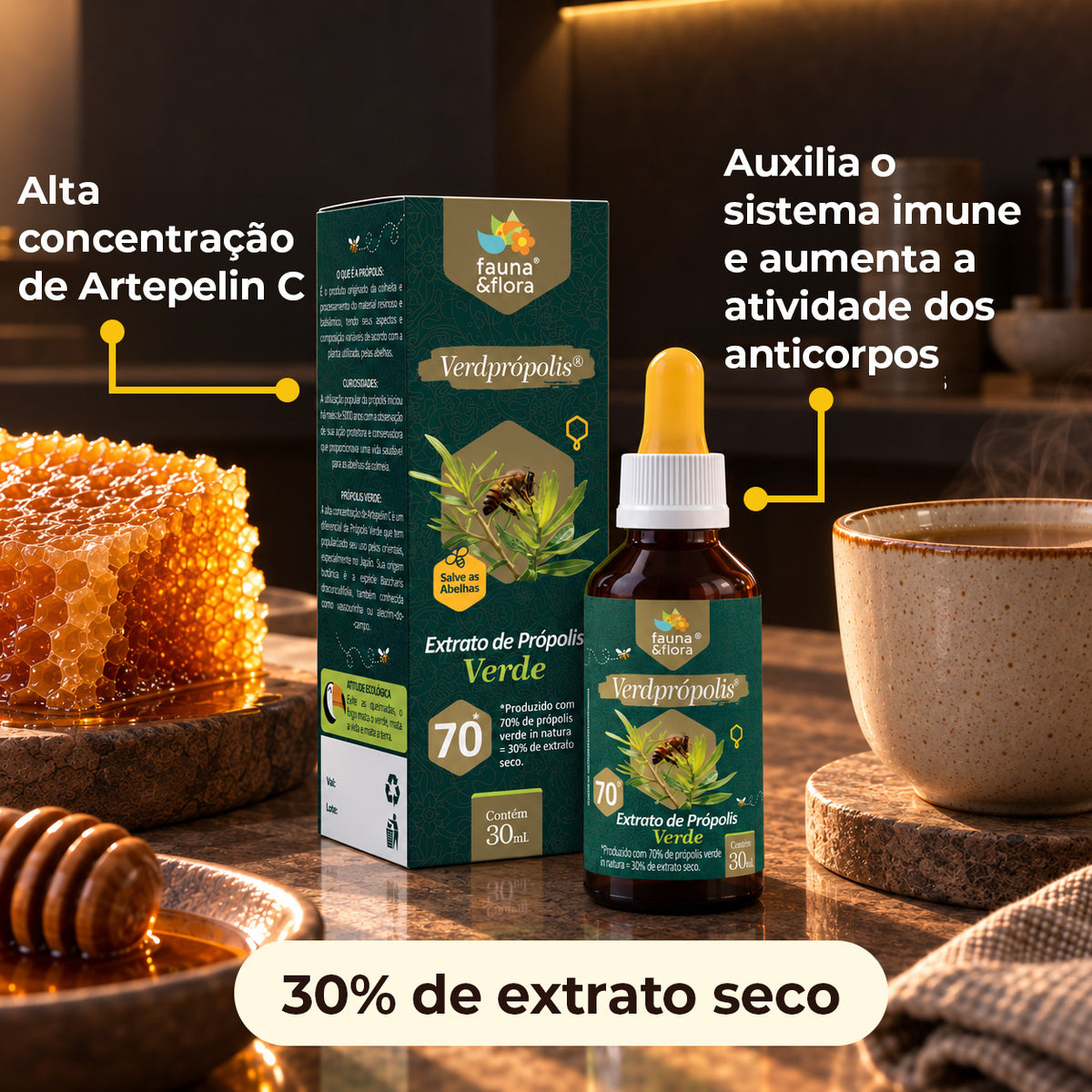 Verdprópolis Solução Alcoolica 70% 30ml