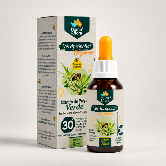 Verdprópolis Orgânico Solução Alcoolica 30% - 30ml