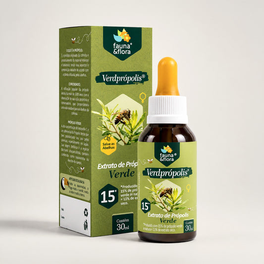Verdprópolis Solução Alcoolica 15% - 30ml